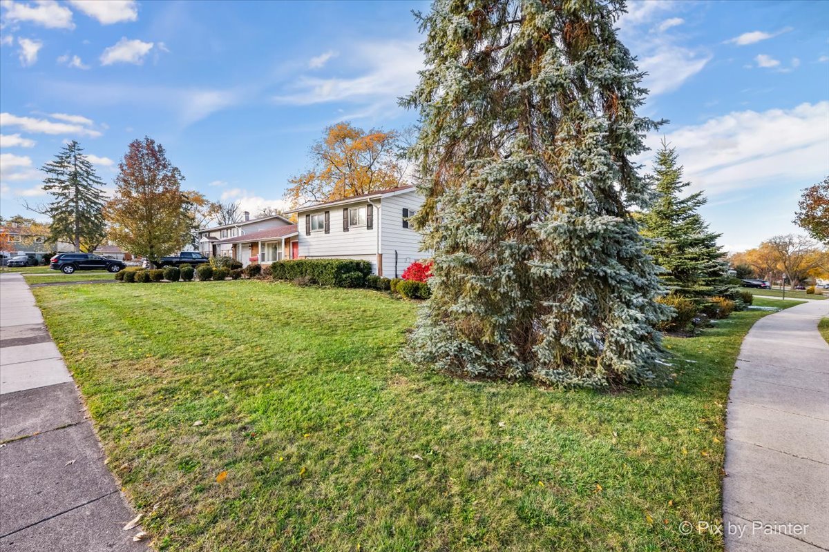 500 Colgate Court Hoffman Estates, IL 60169 - Photo 20 of 28 a view of a garden with a house