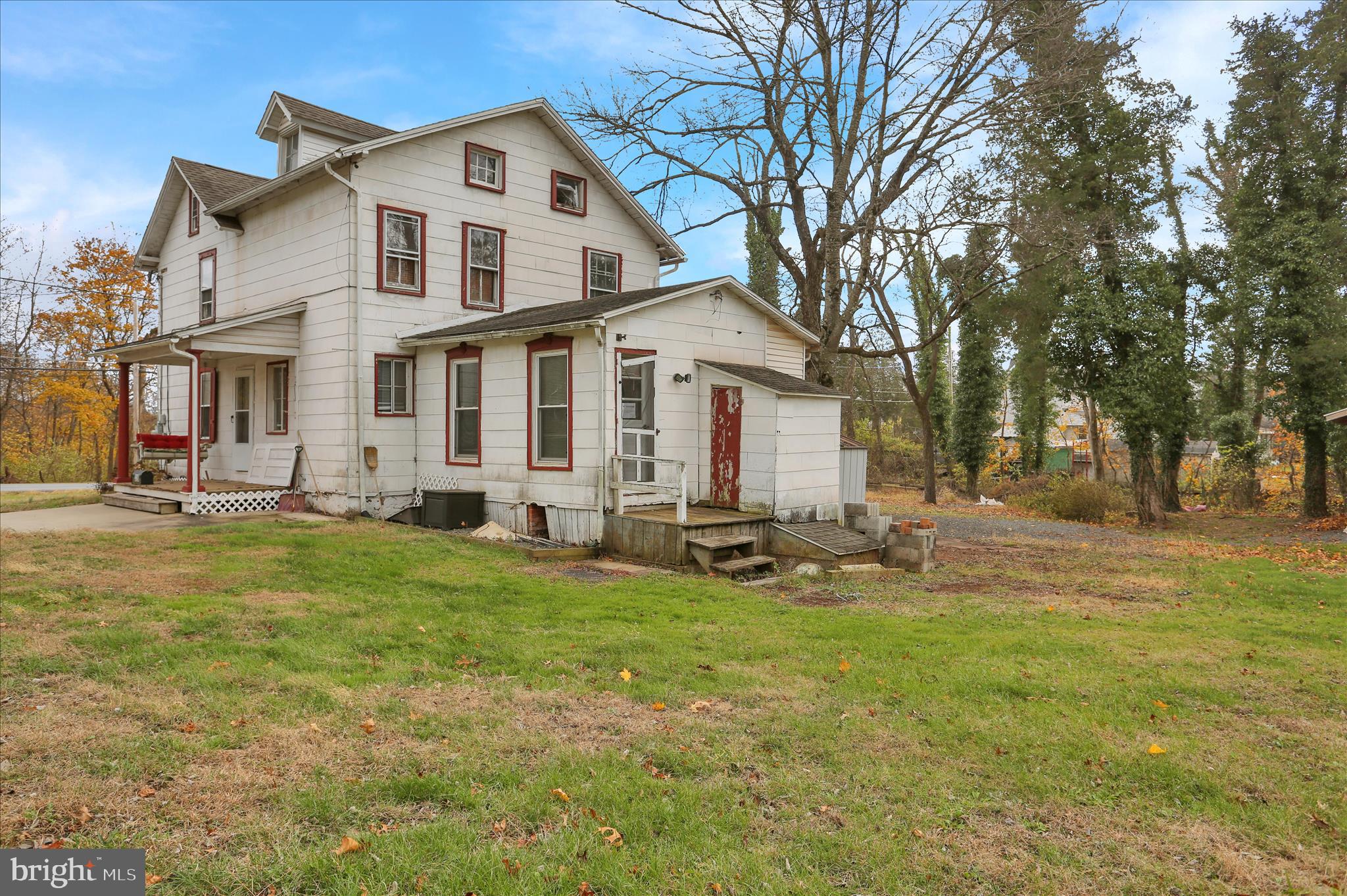 320 South Baumstown Road Birdsboro, PA 19508 - Photo 18 of 43 a front view of house with yard and trees in the background