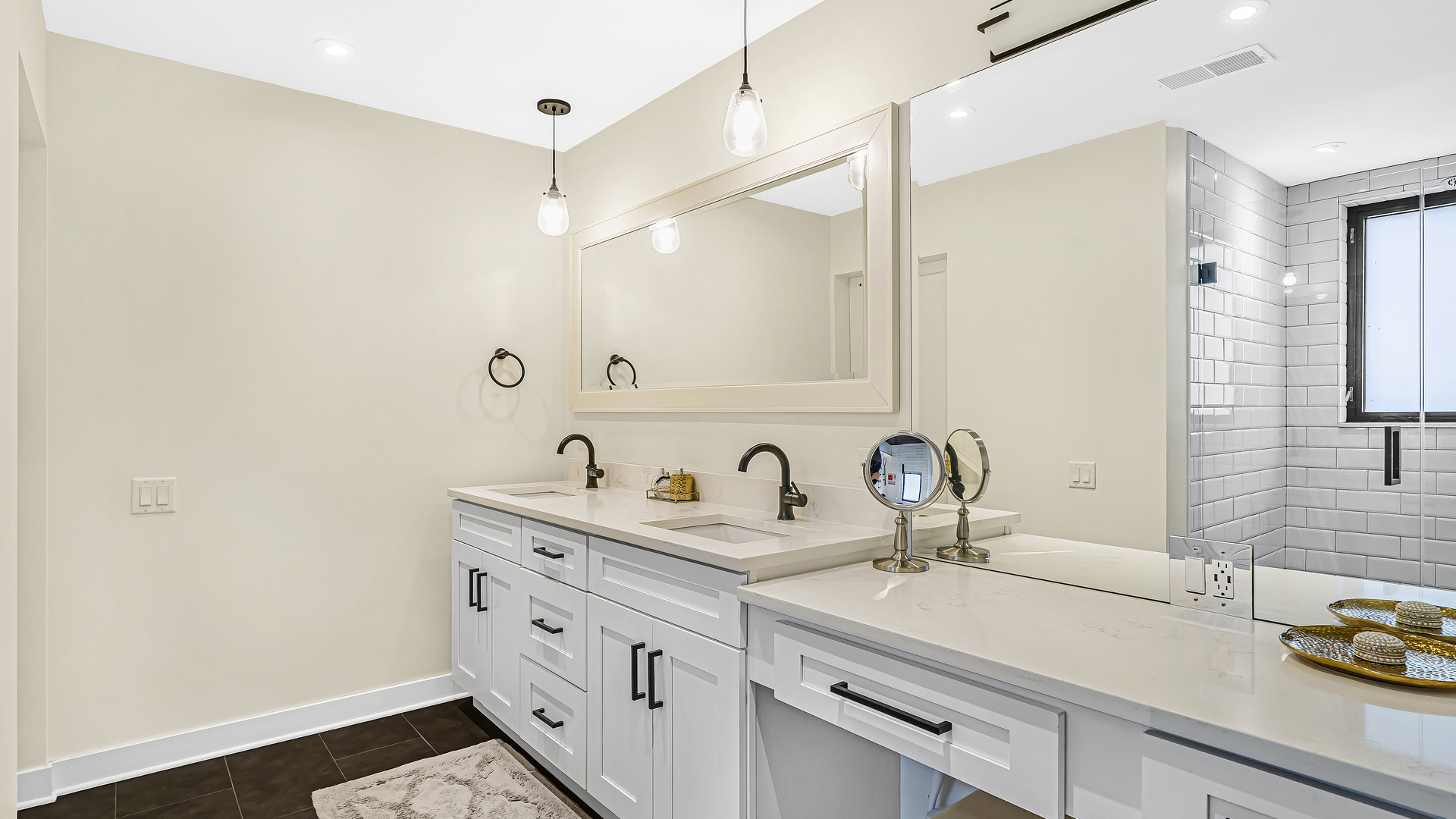 222 South Racine Avenue, Unit 404 Chicago, IL 60607 - Photo 25 of 36 a bathroom with a sink and a mirror
