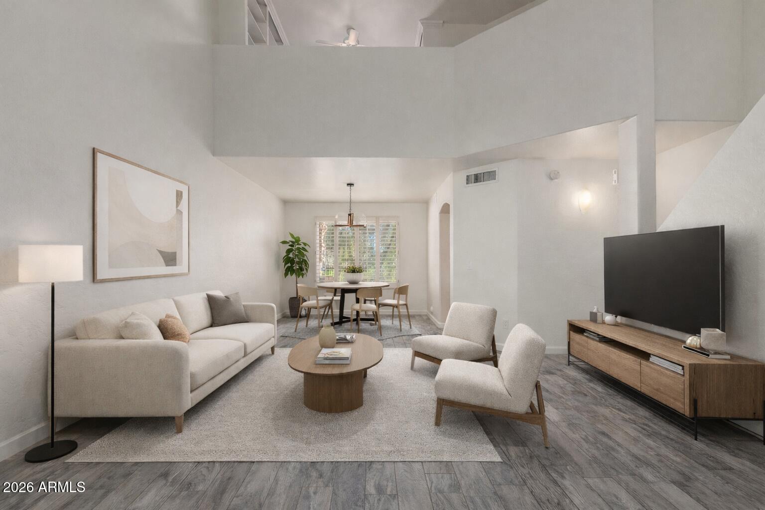 9641 South 51st Street Phoenix, AZ 85044 - Photo 4 of 28 Modern Open-concept Living and Dining