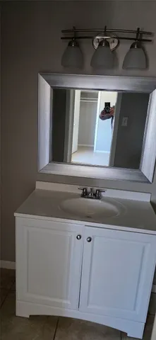 a close view of laundry room