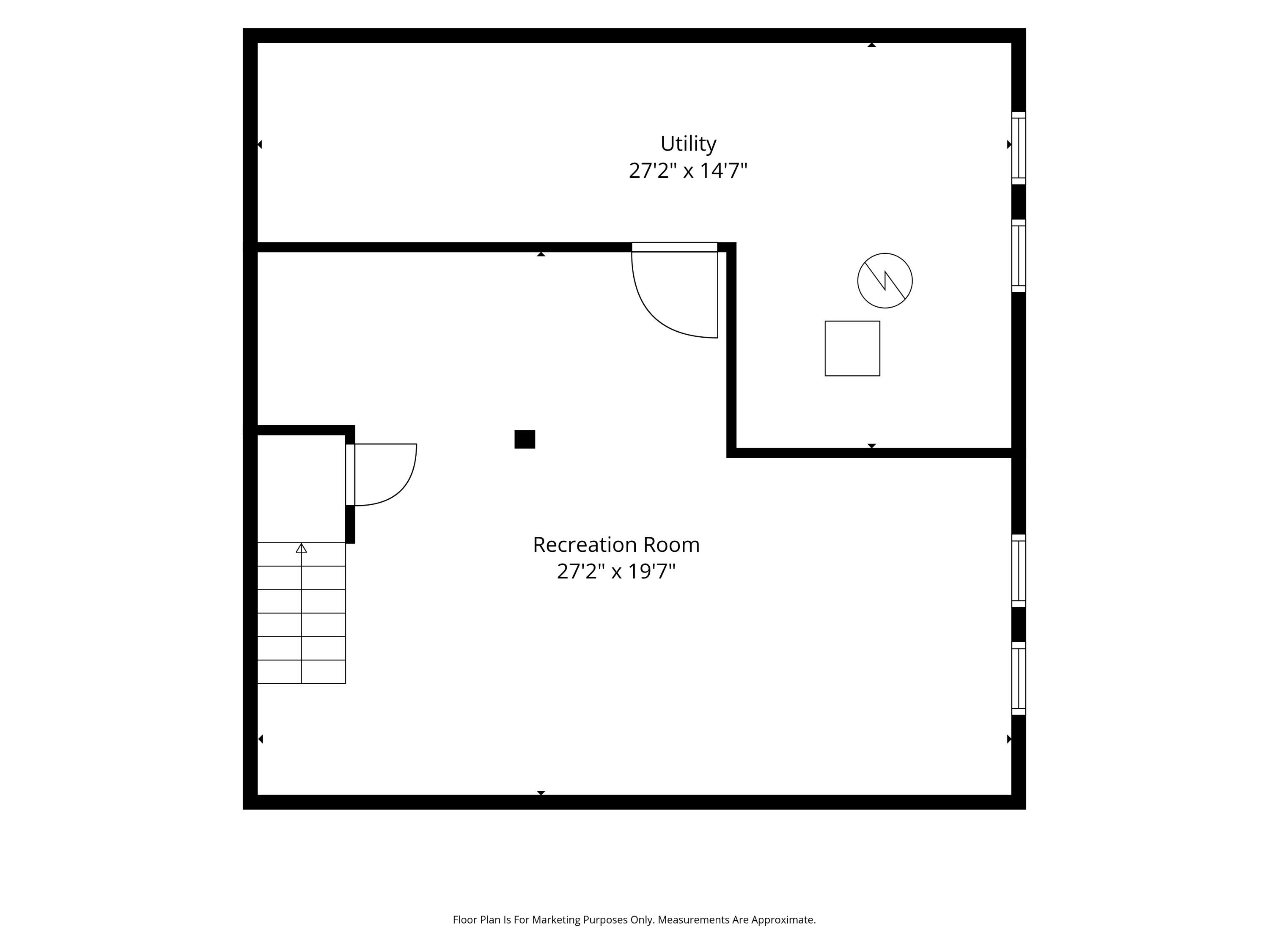 3394 Edmunton Drive Rochester Hills, MI 48306 - Photo 68 of 69 69 - Lower Level Floor Plan