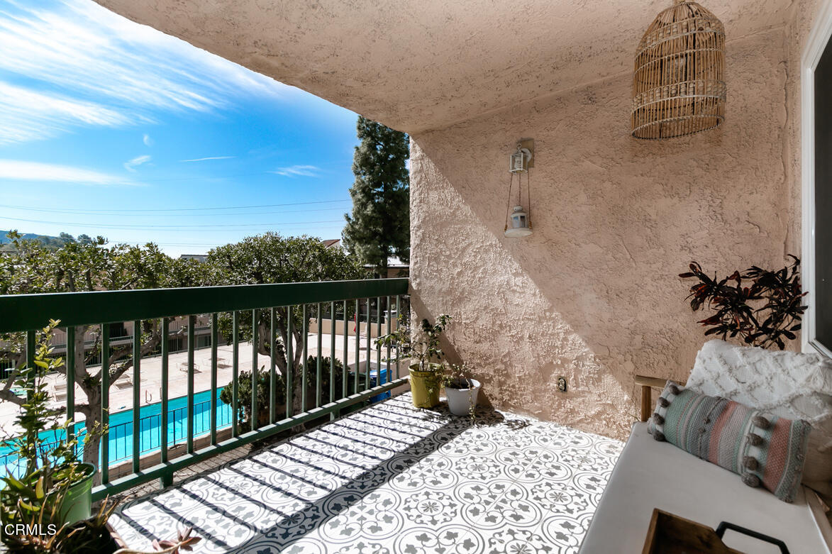2940 North Verdugo Road, Unit 309 Glendale, CA 91208 - Photo 21 of 26 a view of balcony with wooden floor