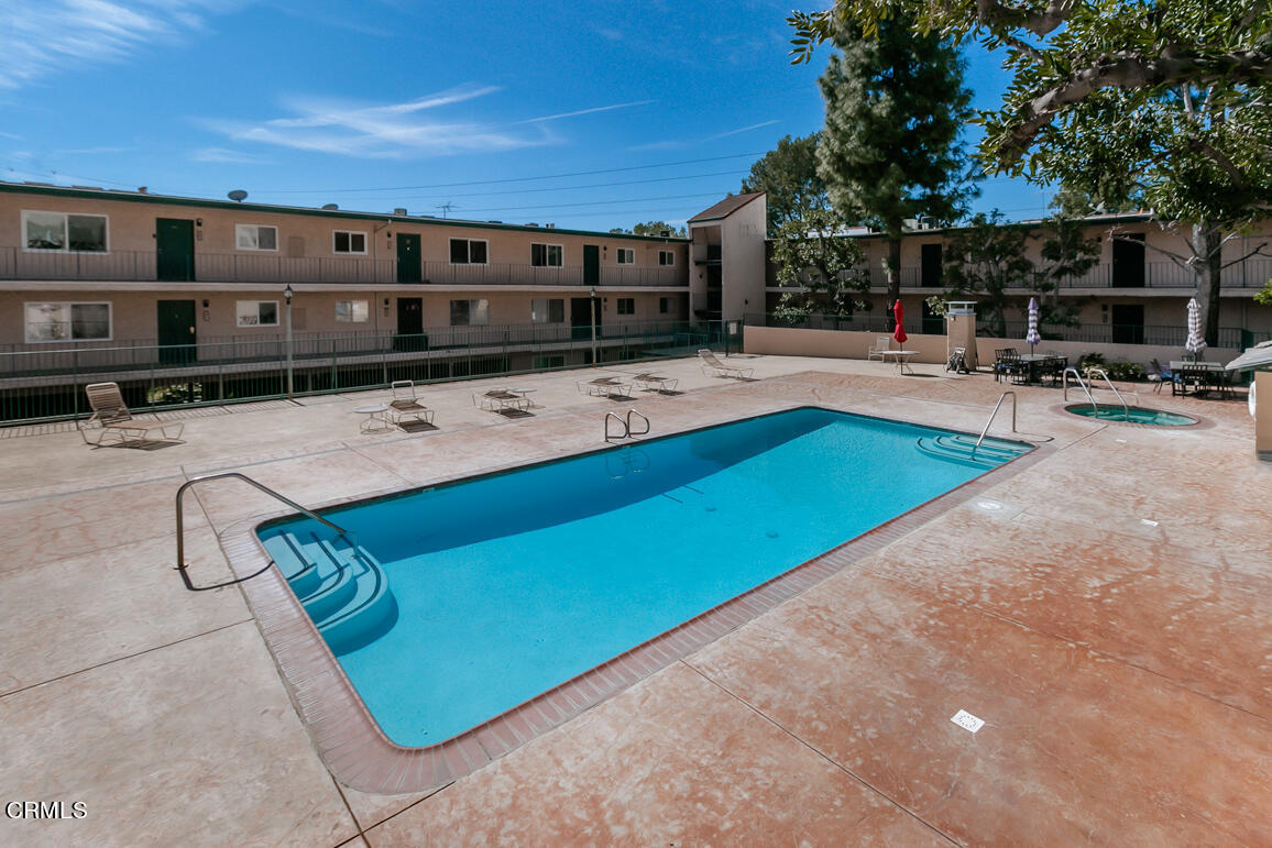 2940 North Verdugo Road, Unit 309 Glendale, CA 91208 - Photo 23 of 26 a view of a swimming pool with a patio