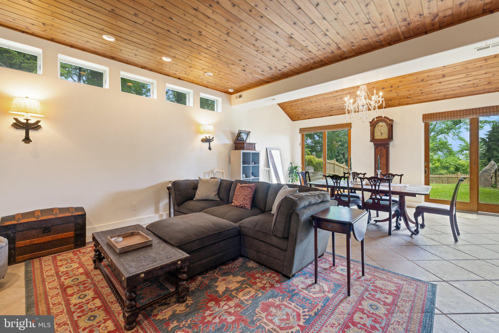 1248 Delaplane Grade Road Upperville, VA 20184 - Photo 20 of 77 Ground level family room opens to fenced yard.