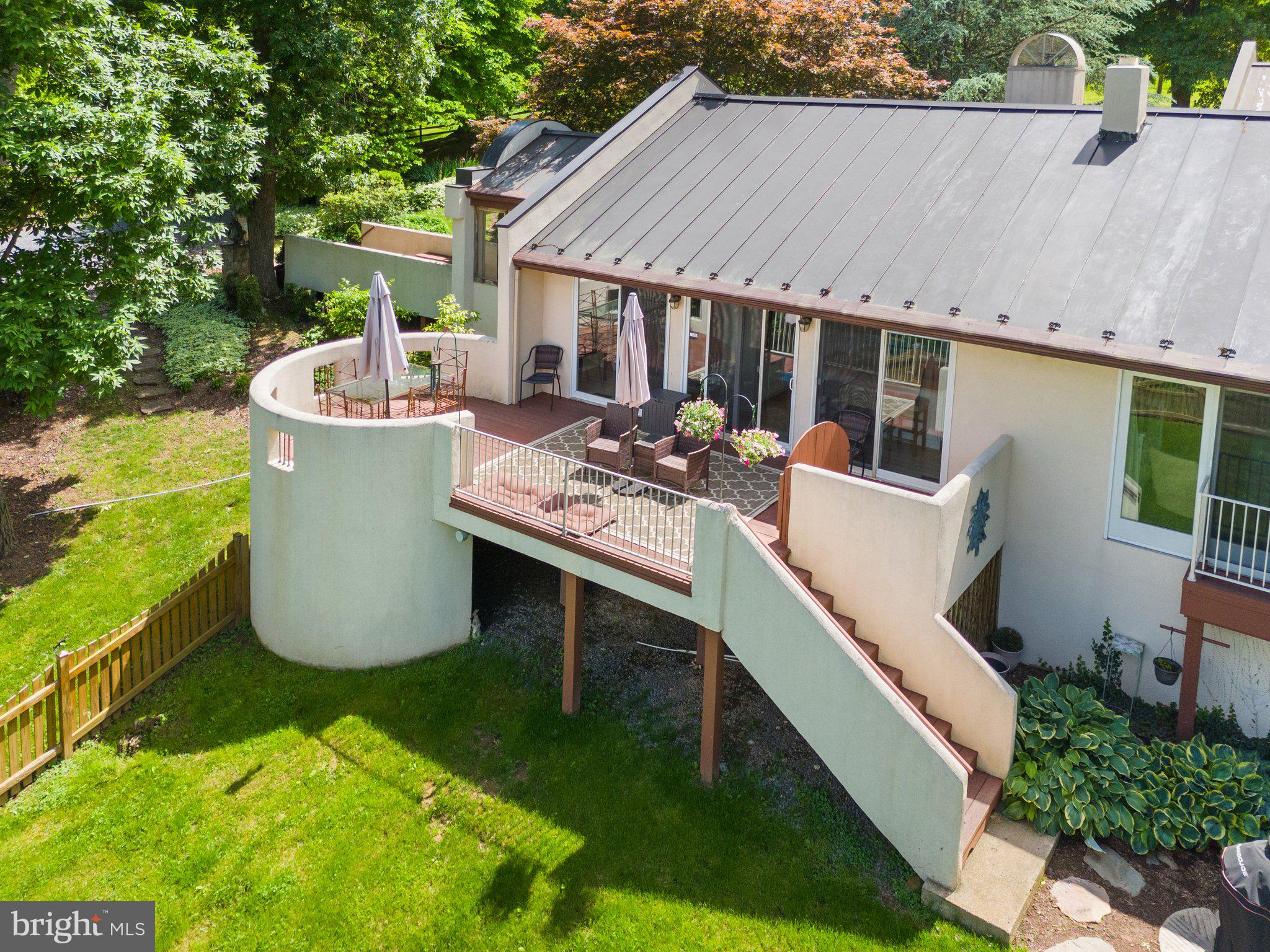 1248 Delaplane Grade Road Upperville, VA 20184 - Photo 25 of 77 Deck with access from breakfast room and kitchen
