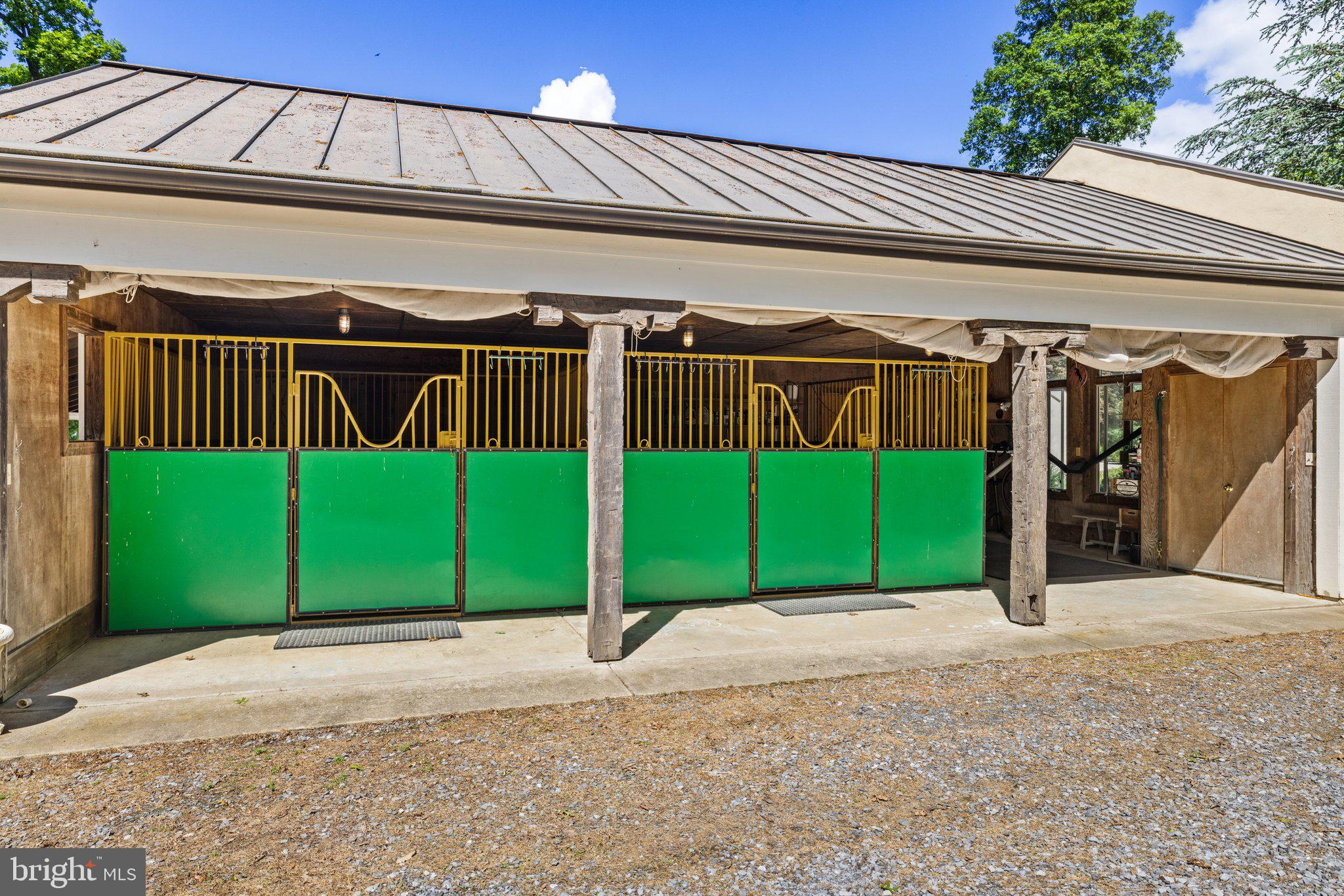 1248 Delaplane Grade Road Upperville, VA 20184 - Photo 37 of 77 2 temporary stalls within the 3 bay garage