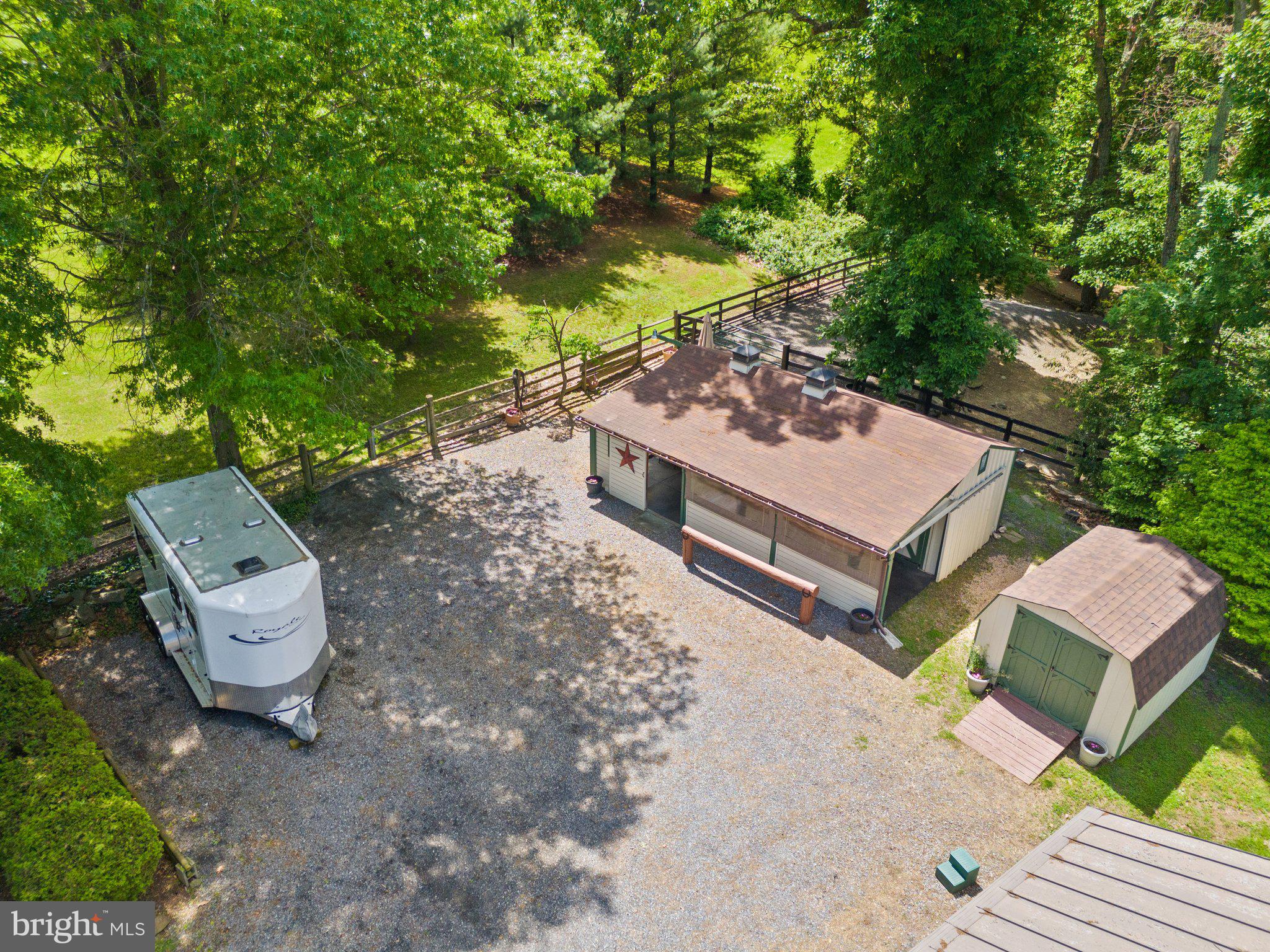 1248 Delaplane Grade Road Upperville, VA 20184 - Photo 43 of 77 Horse trailer parking at barn