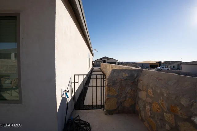 a view of outdoor space and deck