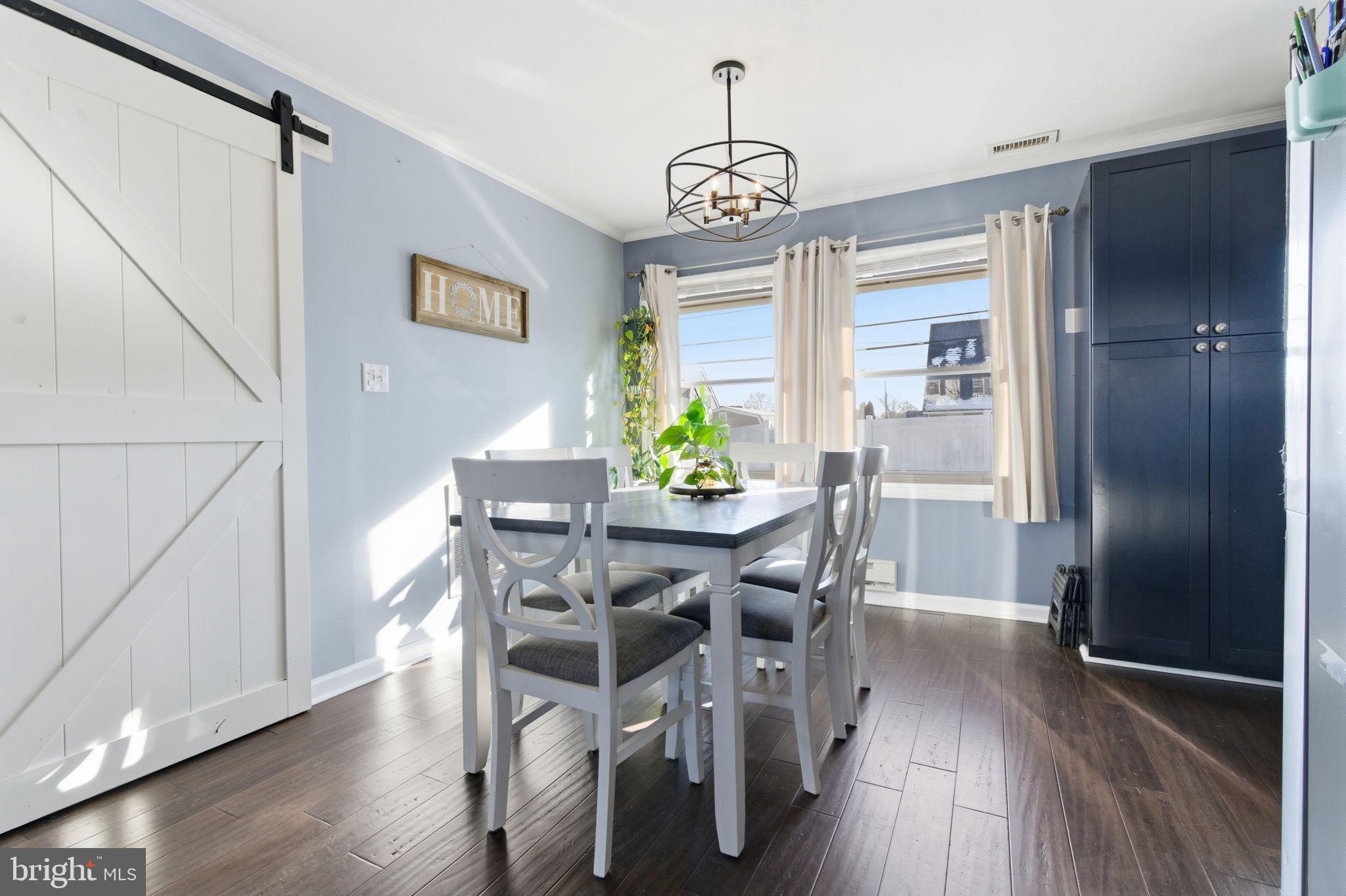 44 Cactus Road Levittown, PA 19057 - Photo 2 of 29 a view of a dining room with furniture window and wooden floor