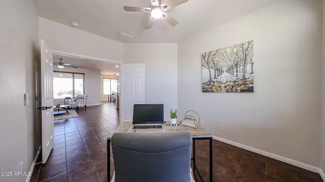 a view of a house with a patio