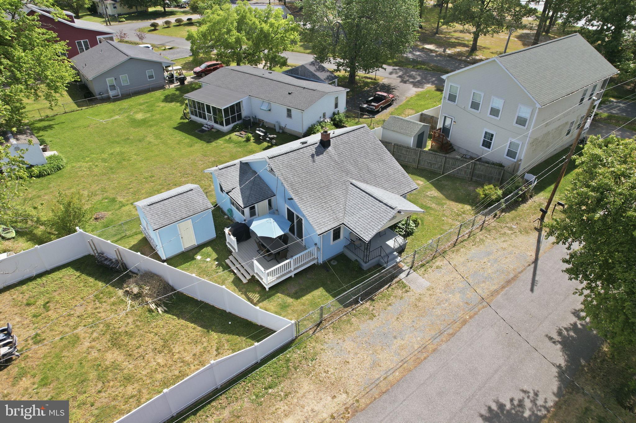 312 Vernon Street Colonial Beach, VA 22443 - Photo 12 of 45 an aerial view of house with yard