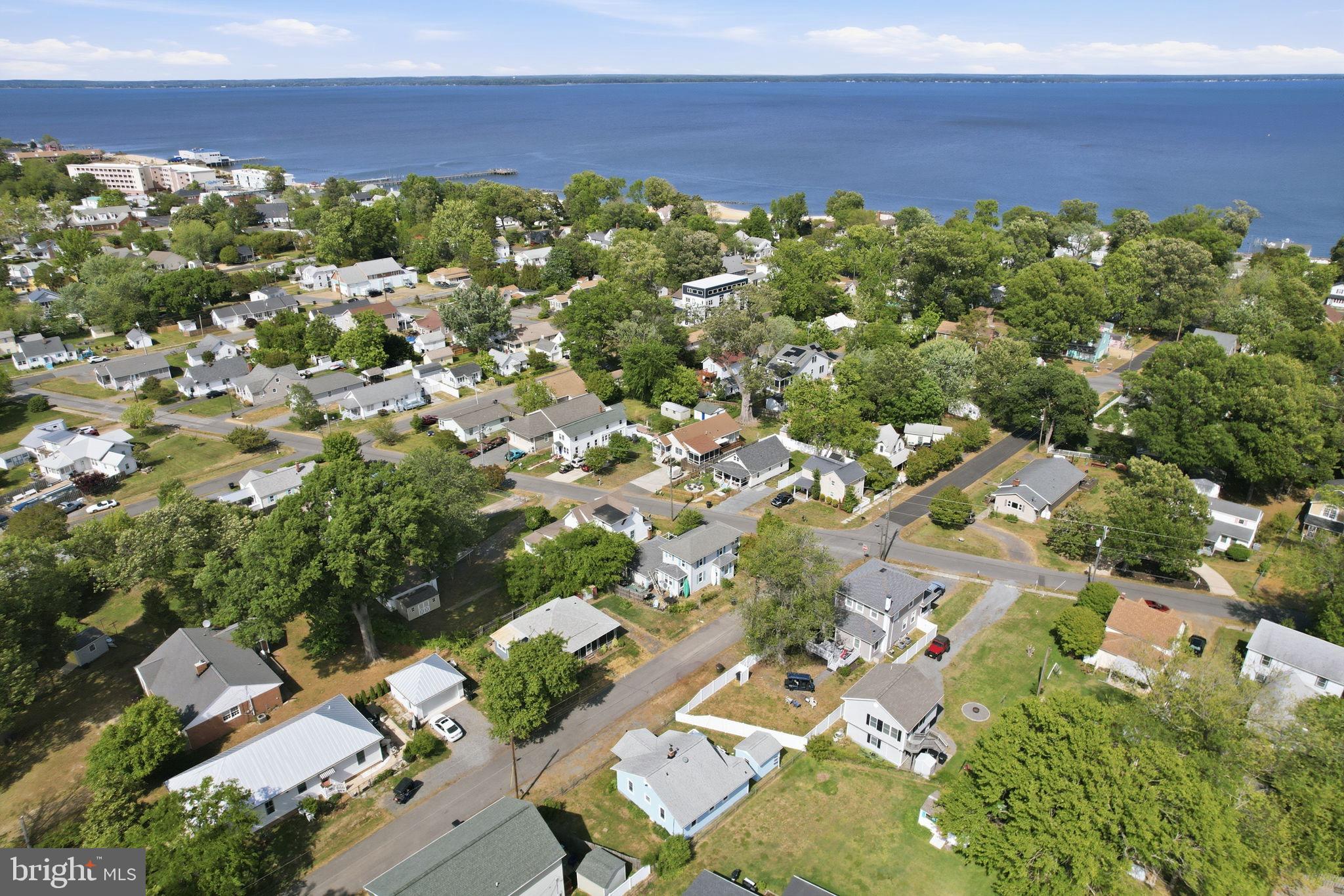 312 Vernon Street Colonial Beach, VA 22443 - Photo 33 of 45 an aerial view of residential houses with outdoor space