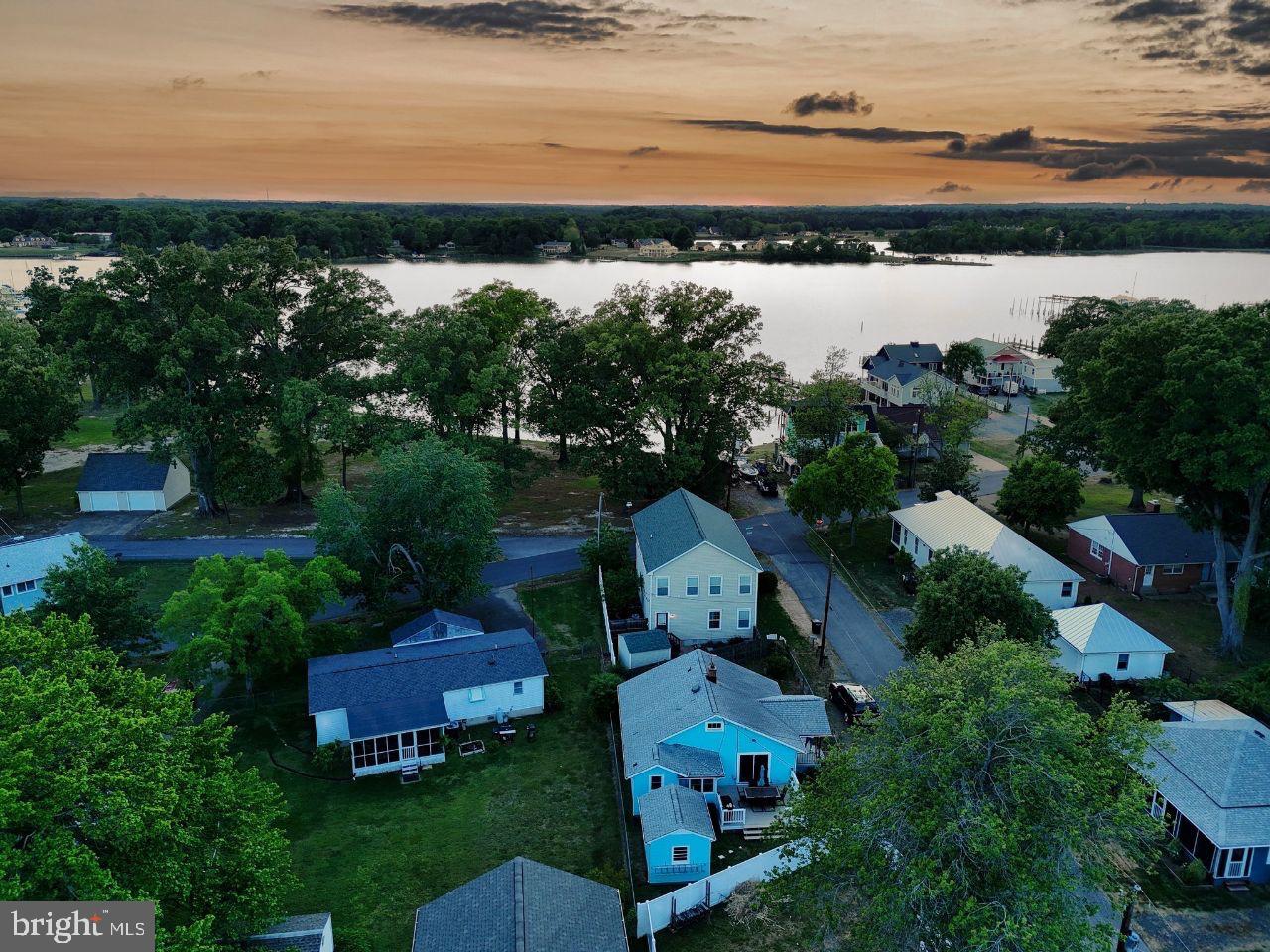 312 Vernon Street Colonial Beach, VA 22443 - Photo 39 of 45 an aerial view of a house with a lake view