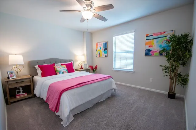 a bathroom with a sink vanity and mirror