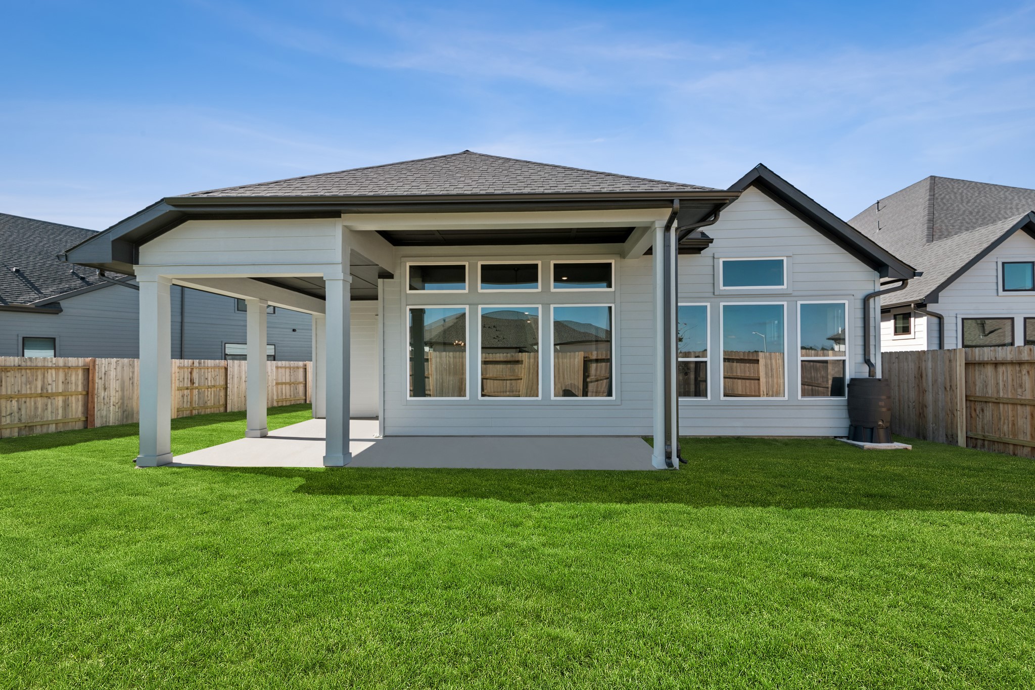 18623 Rumba Court Conroe, TX 77302 - Photo 8 of 48 front view of a house with a yard