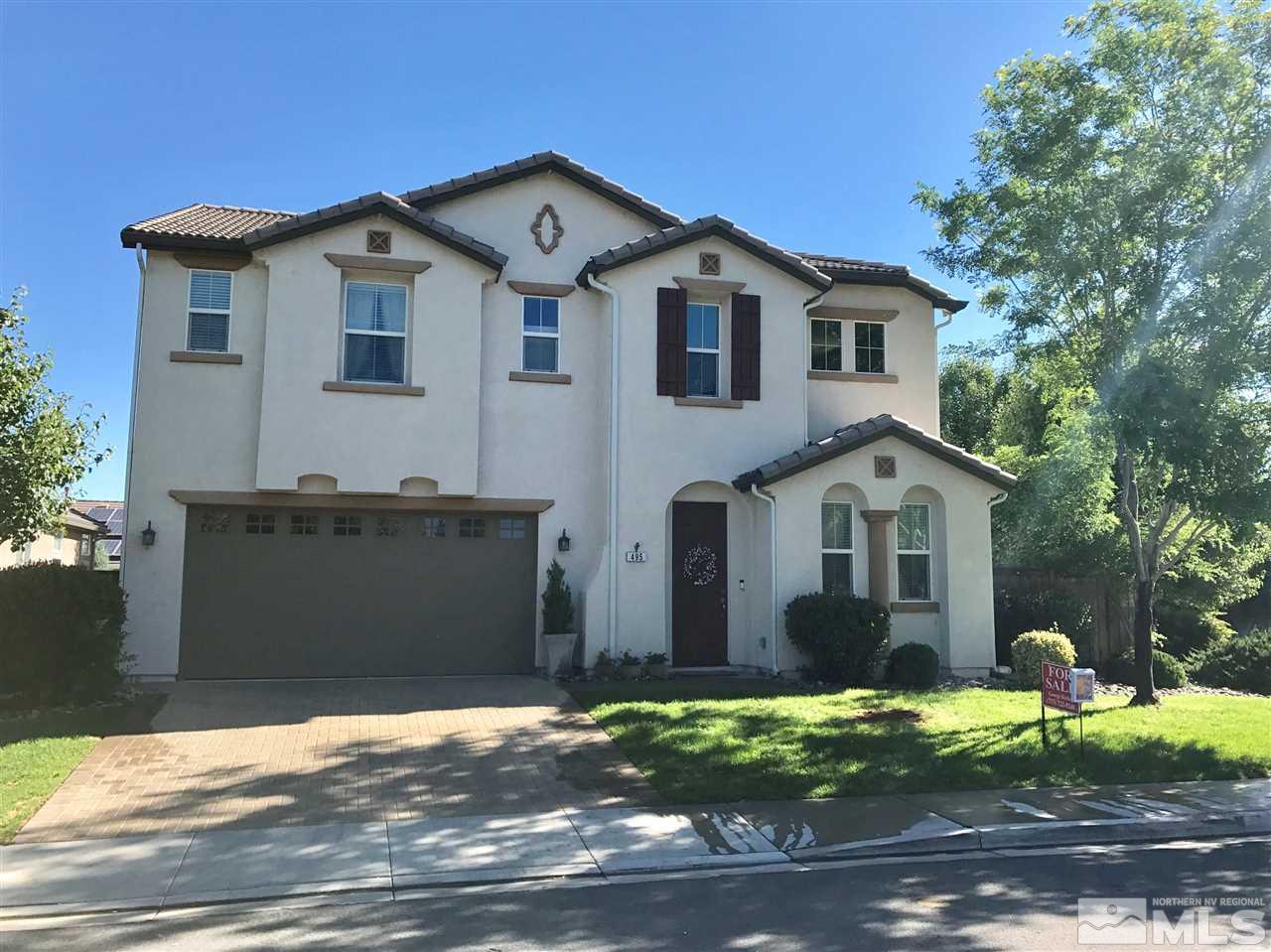 495 Terracina Way Reno, NV 89521 - Photo 1 of 25 a front view of a house with a yard