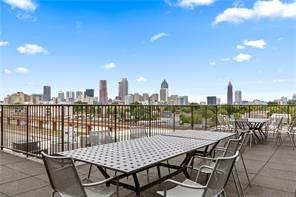 170 Boulevard Southeast, Unit E404 Atlanta, GA 30312 - Photo 42 of 42 a view of a terrace with sitting area