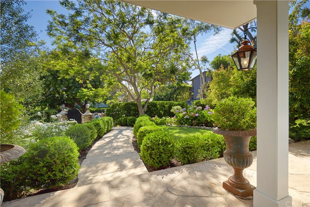 495 Arroyo Chico Laguna Beach, CA 92651 - Photo 15 of 28 a view of a garden with a pathway