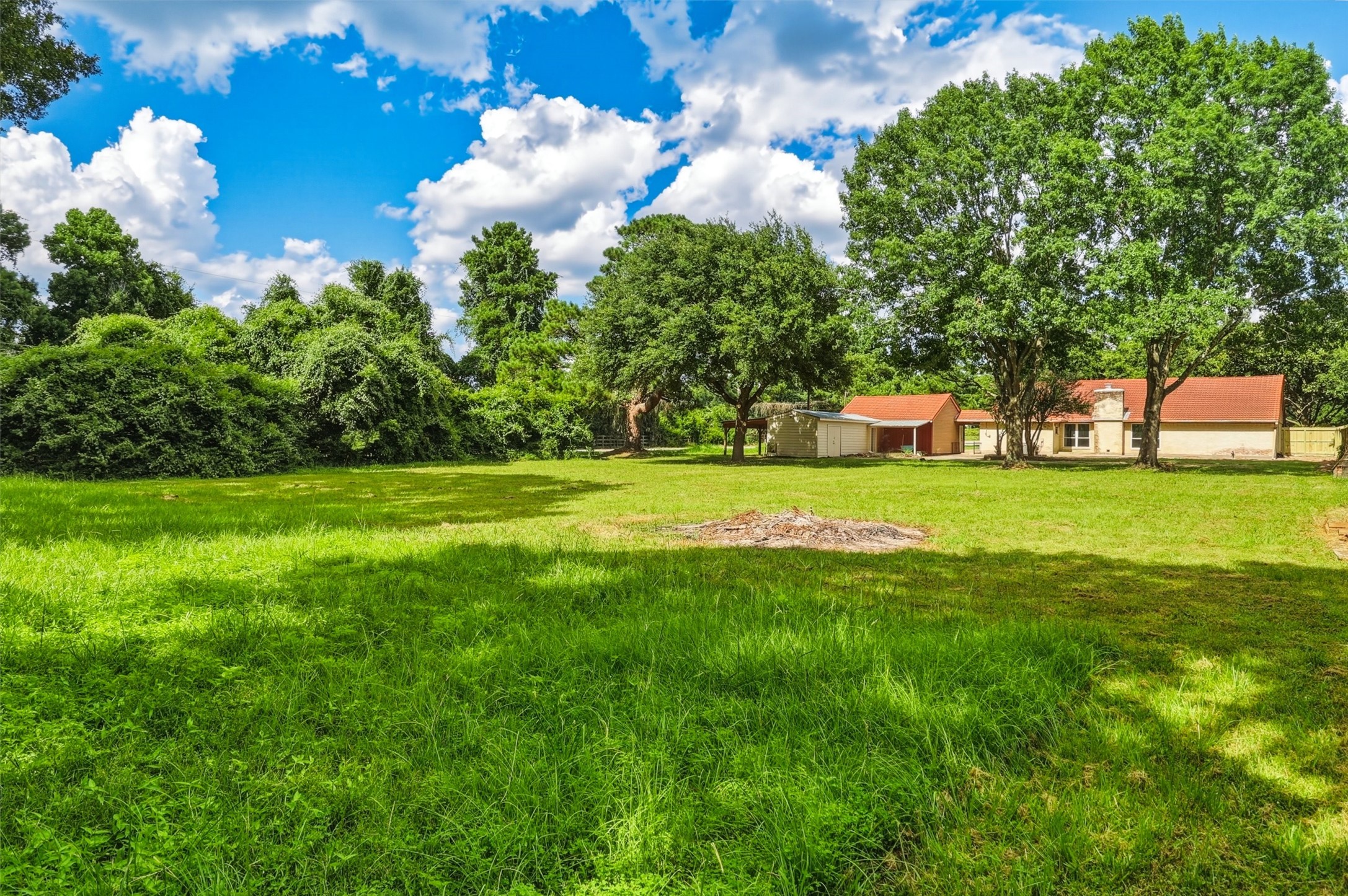 22923 Tomball Cemetery Road Tomball, TX 77377 - Photo 44 of 50 Wow! Check out the backyard! This home sits on one acre.