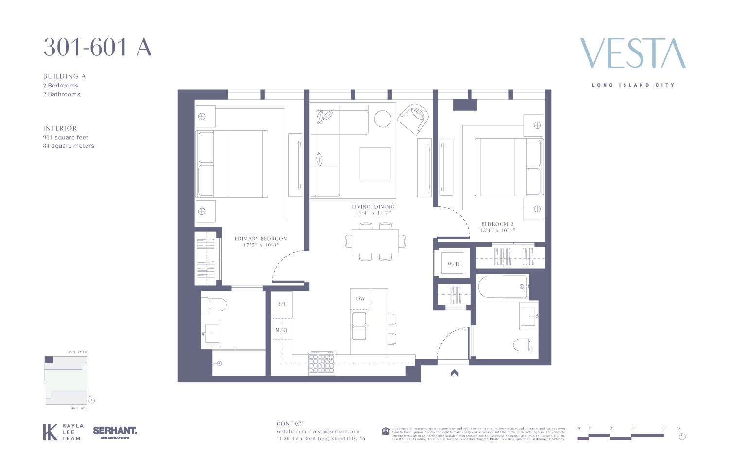 11-36 45th Road, Unit 401A Queens, NY 11101 - Photo 12 of 12 a black and white photo of a living room