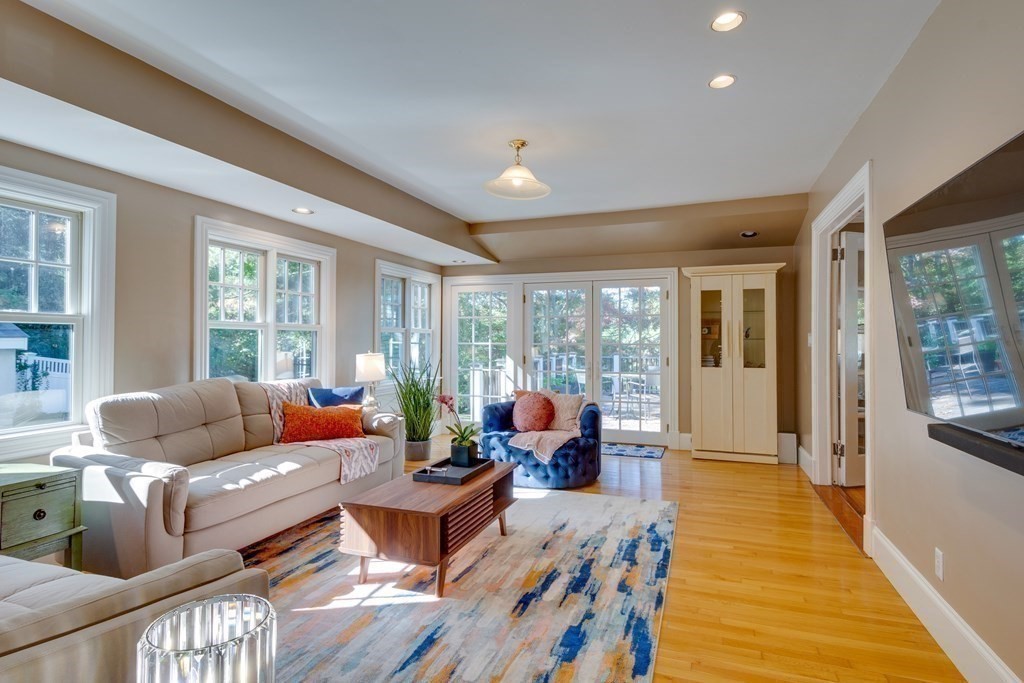 63 Brook Street Wellesley, MA 02482 - Photo 17 of 41 a living room with furniture and a large window