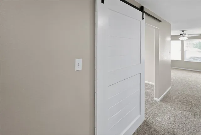 a view of closet area