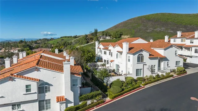 a view of city and mountain