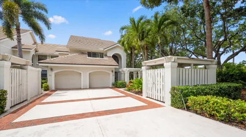 a view of a house with a garage