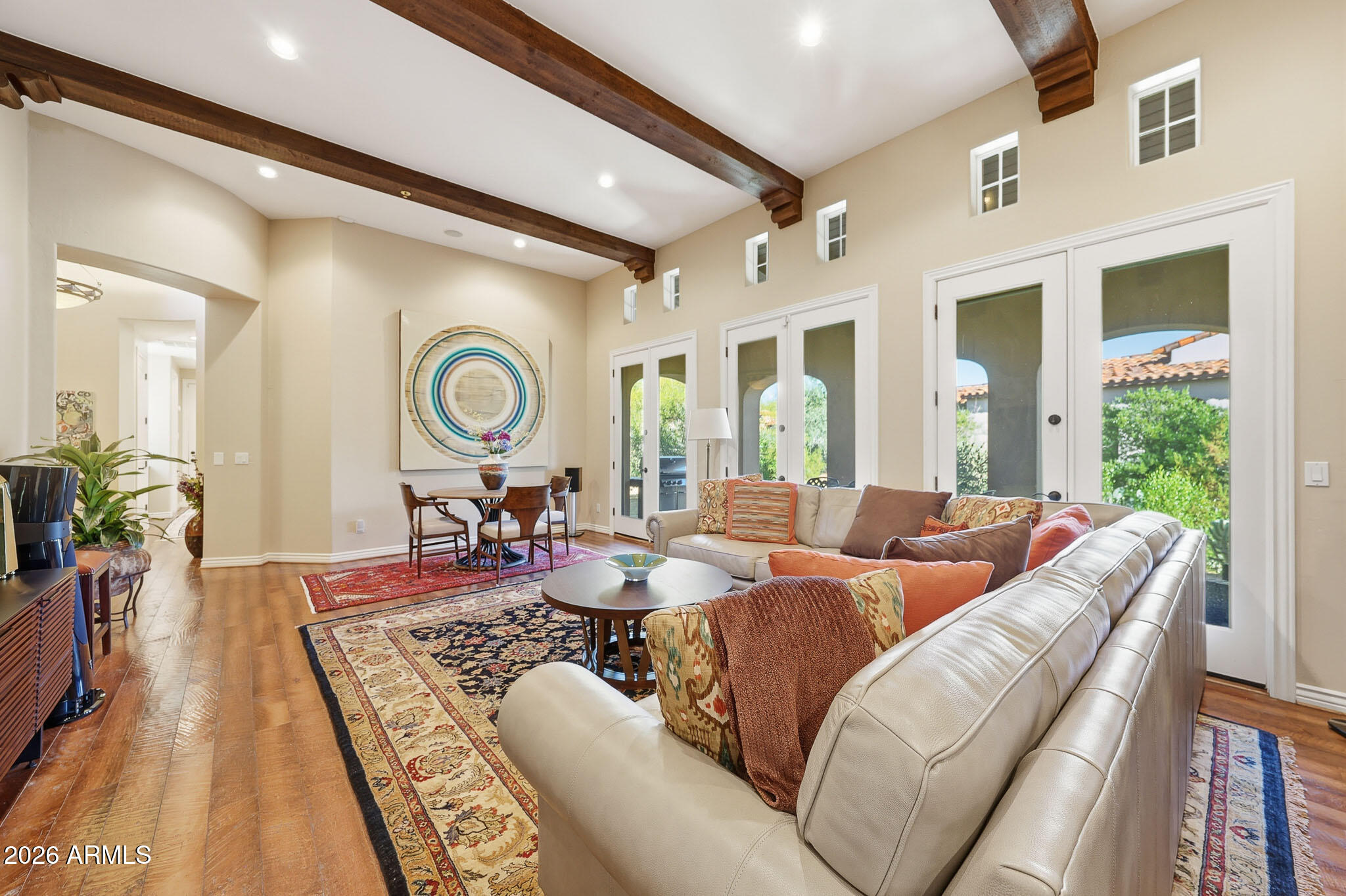 8891 East Mountain Spring Road Scottsdale, AZ 85255 - Photo 6 of 33 a living room with furniture and a large window