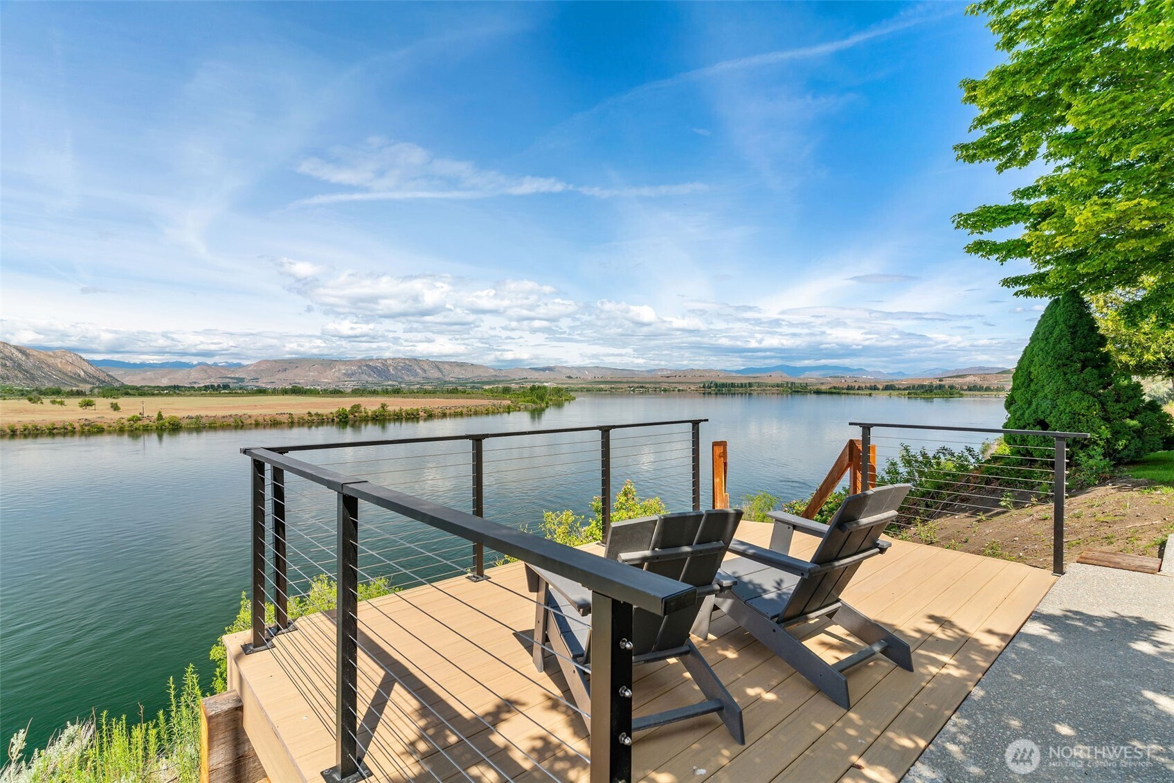 32 Midland Road Brewster, WA 98812 - Photo 35 of 40 a view of a balcony with lake view and mountain view