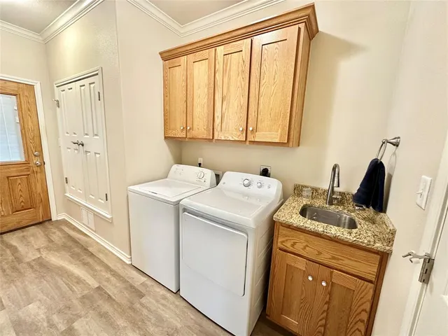 a room with storage and utility