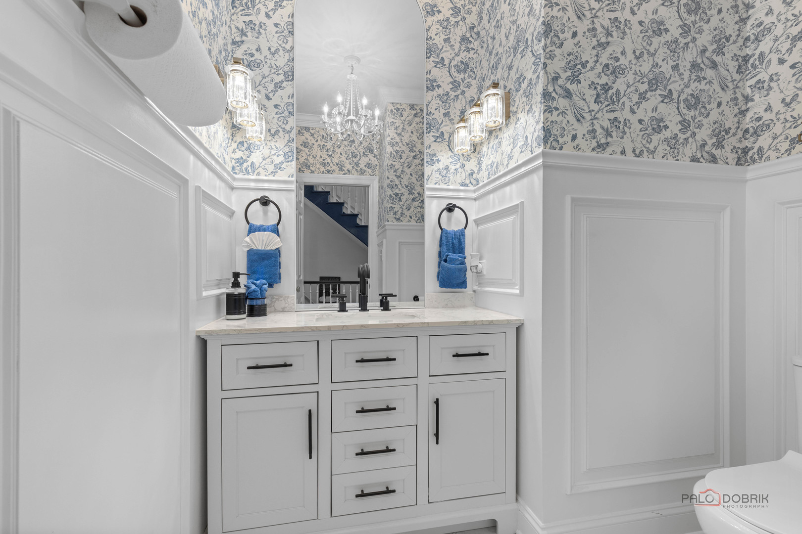 406 Kenmare Drive Burr Ridge, IL 60527 - Photo 13 of 27 a bathroom with a sink and mirror