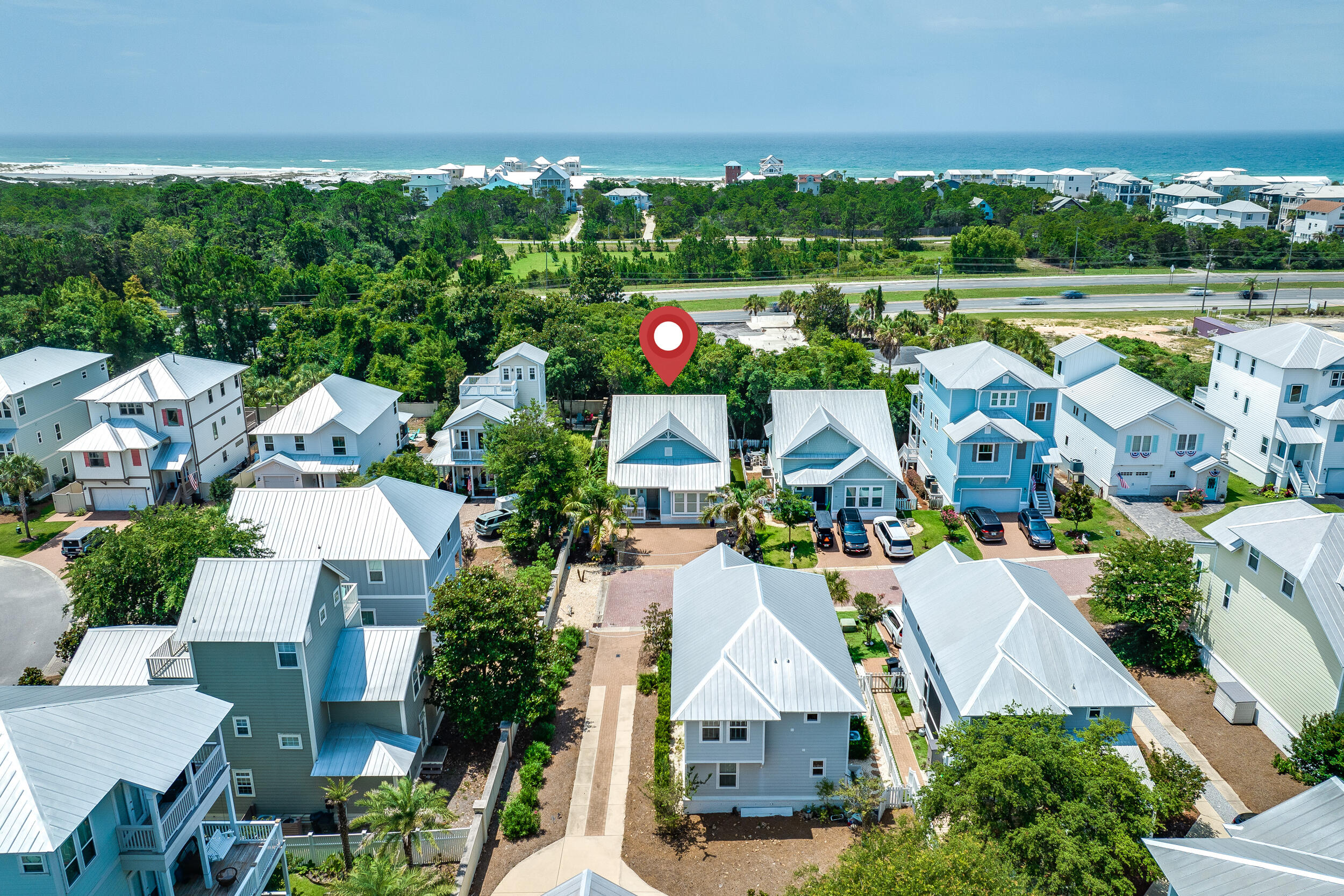 38 Inlet Cove Inlet Beach, FL 32461 - Photo 15 of 51 an aerial view of multiple house