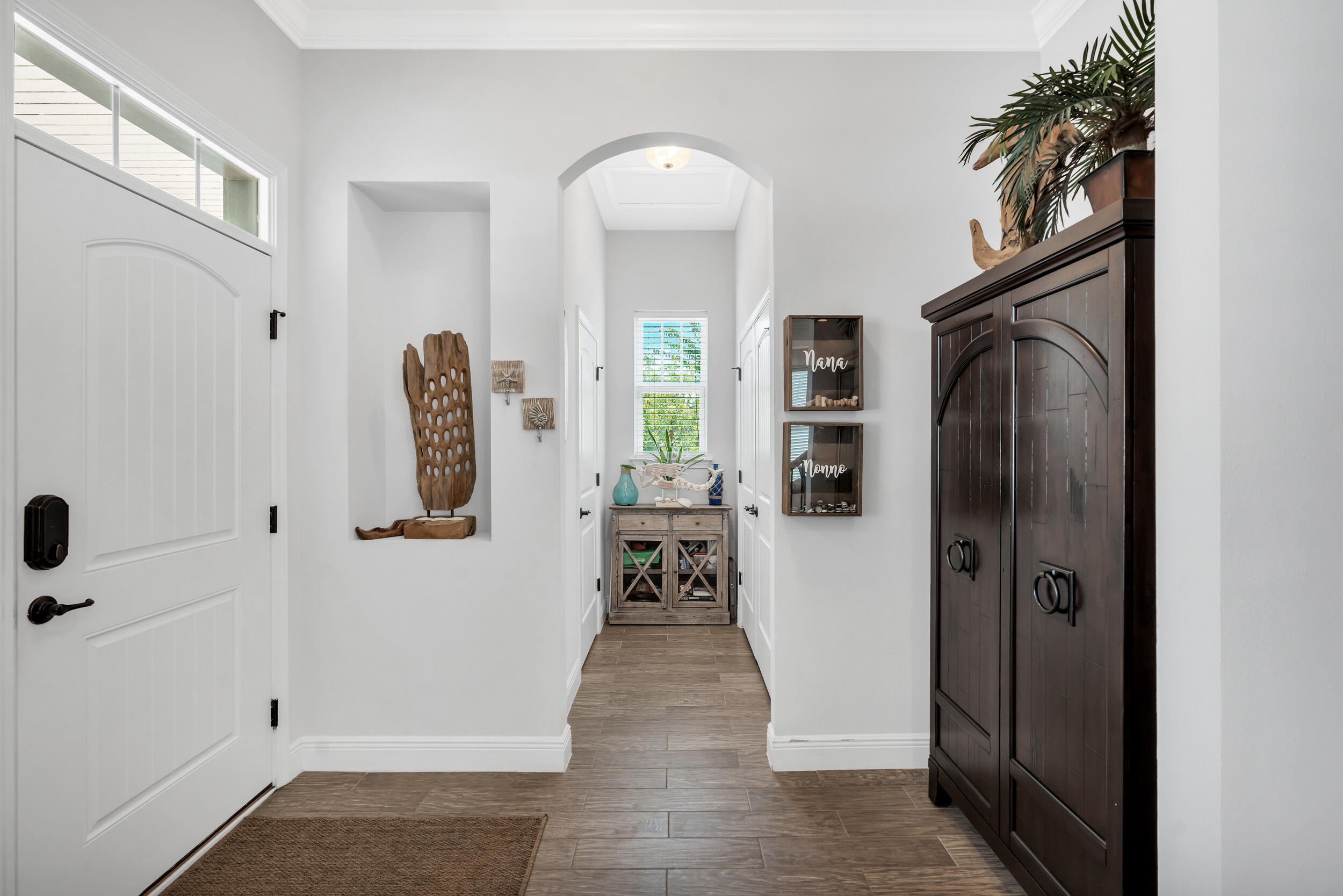 38 Inlet Cove Inlet Beach, FL 32461 - Photo 18 of 51 a view of hallway with livingroom and stairs