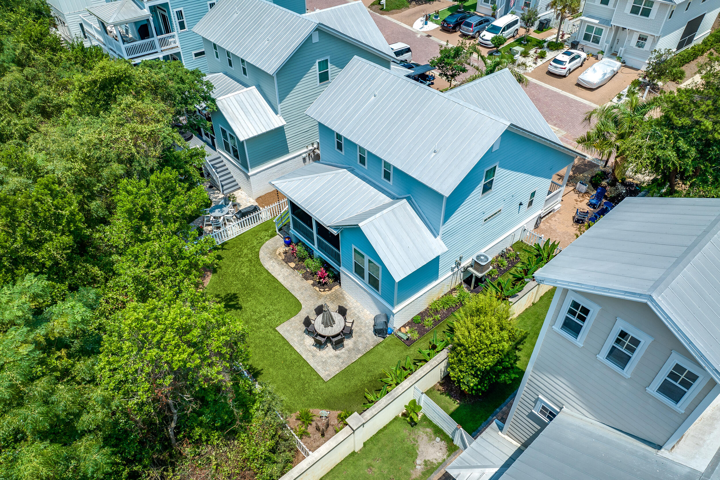 38 Inlet Cove Inlet Beach, FL 32461 - Photo 7 of 51 an aerial view of residential house with outdoor space and trees all around