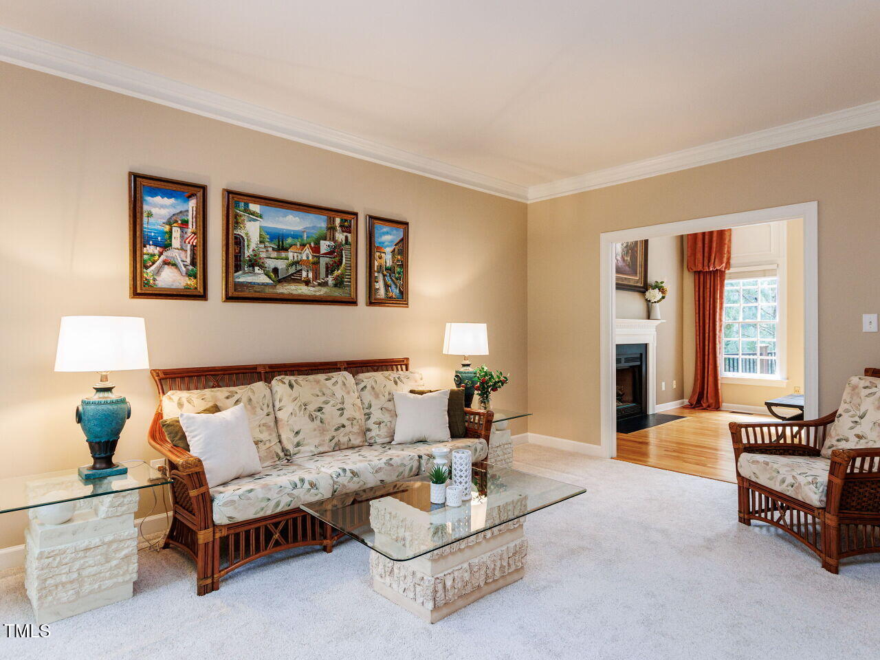 4613 Wee Burn Trail Raleigh, NC 27612 - Photo 15 of 49 Formal Living Area with new carpet