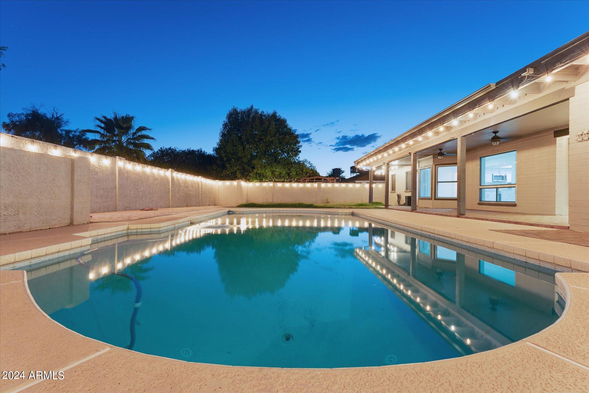 1893 East Bendix Drive Tempe, AZ 85283 - Photo 30 of 45 a view of a swimming pool with a deck