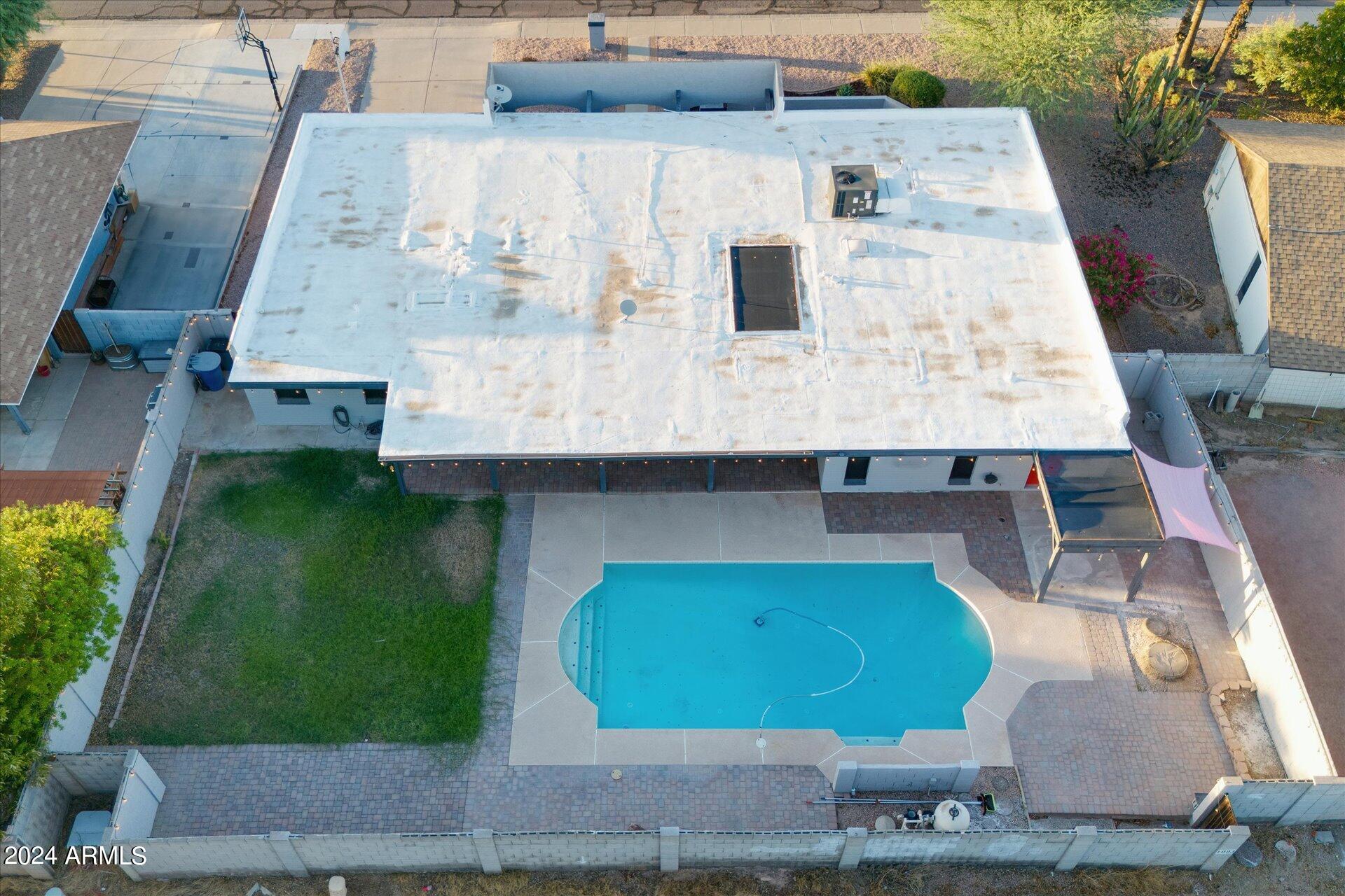 1893 East Bendix Drive Tempe, AZ 85283 - Photo 42 of 45 an aerial view of a kitchen with yard