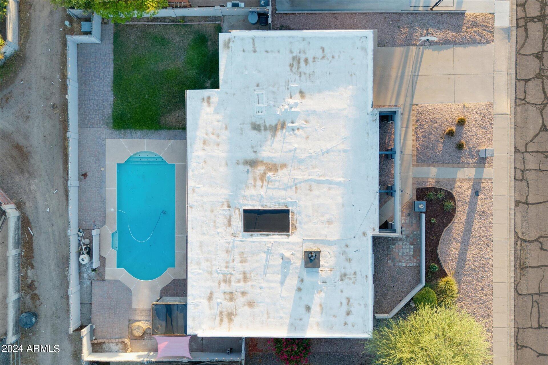 1893 East Bendix Drive Tempe, AZ 85283 - Photo 45 of 45 an aerial view of a house with a garden