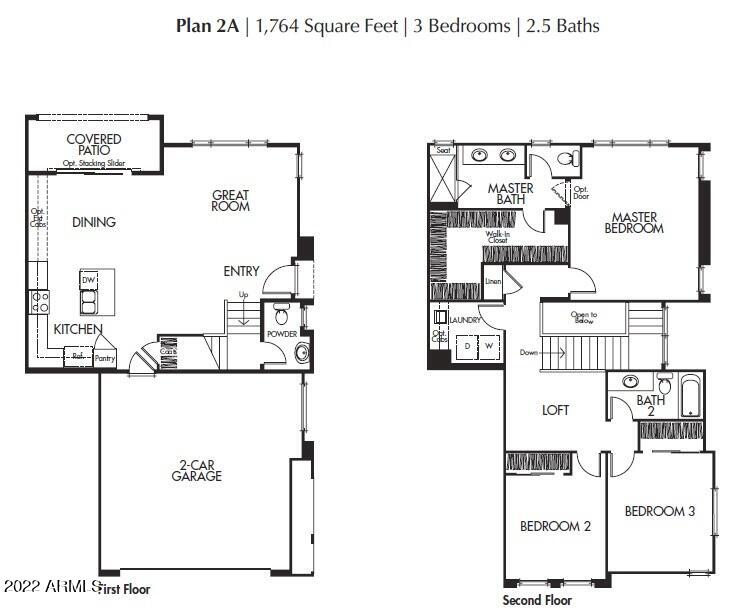 4561 South Riata Street, Unit 101 Gilbert, AZ 85297 - Photo 9 of 9 BYT - Plan 2 MLS Floorplan