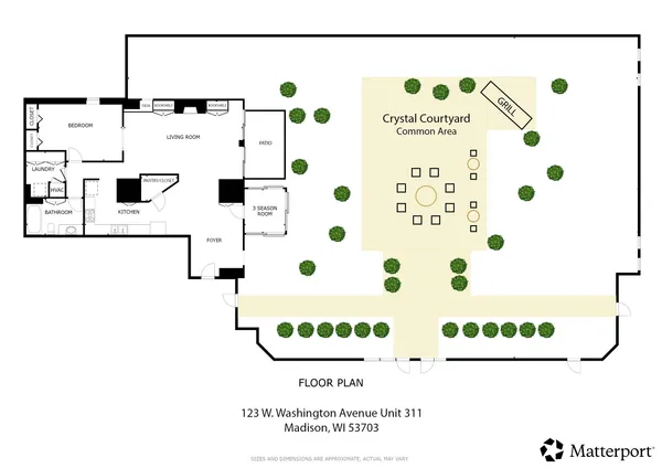 $605,000 | 123 West Washington Avenue, Unit 311, Madison, WI 53703