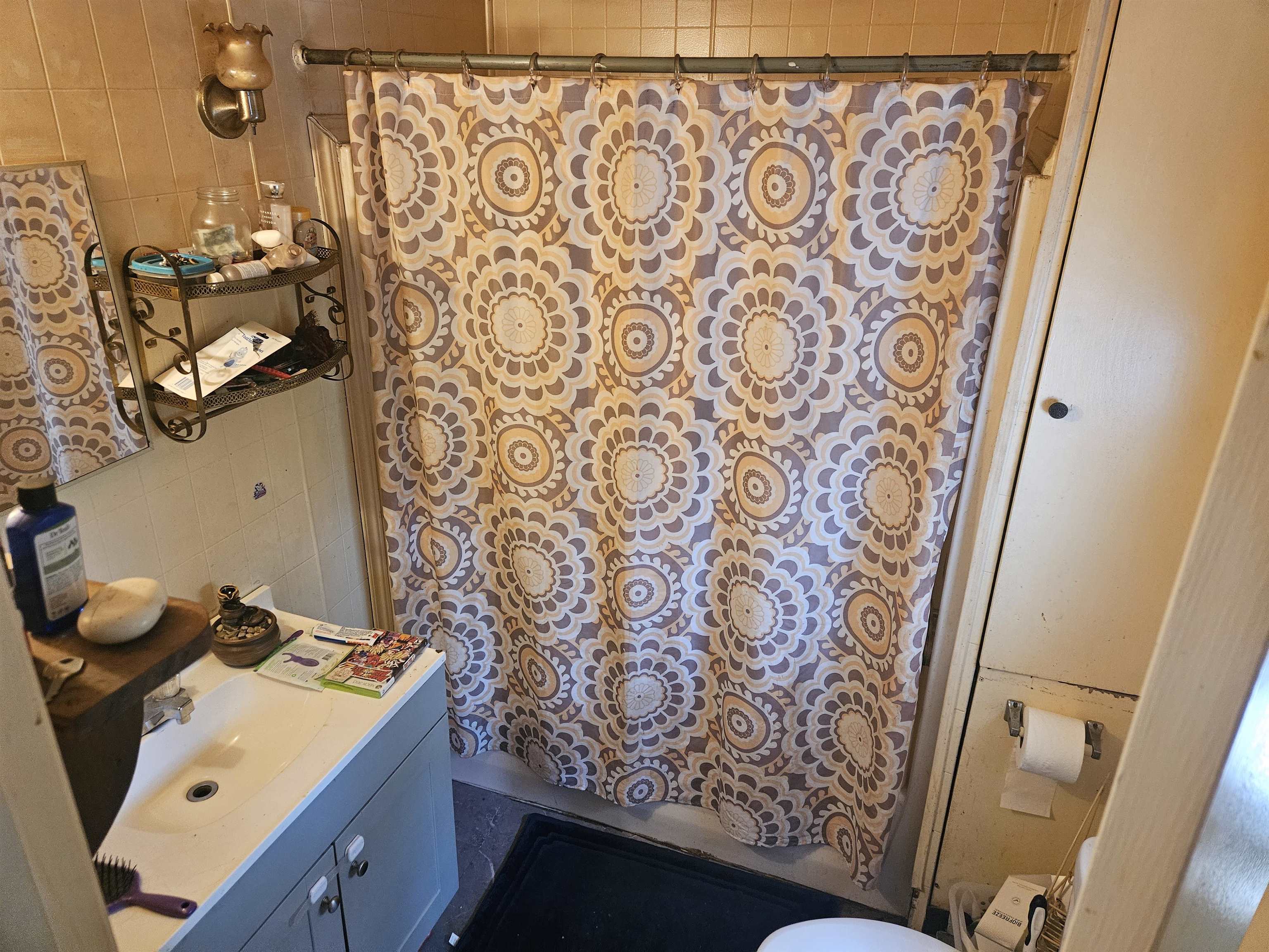 850 Defeated Creek Road Centerville, TN 37033 - Photo 13 of 17 a bathroom with a toilet and shower curtain