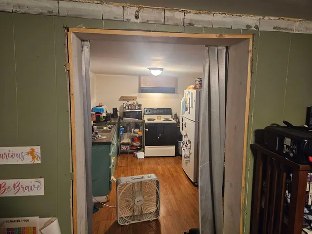 a view of a entryway door