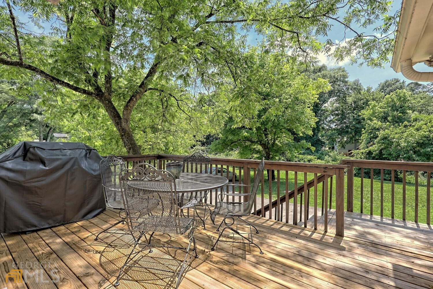 643 Washington Street Clarkesville, GA 30523 - Photo 29 of 56 a view of balcony with furniture