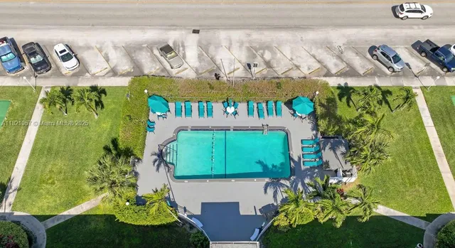 a view of a city with an ocean