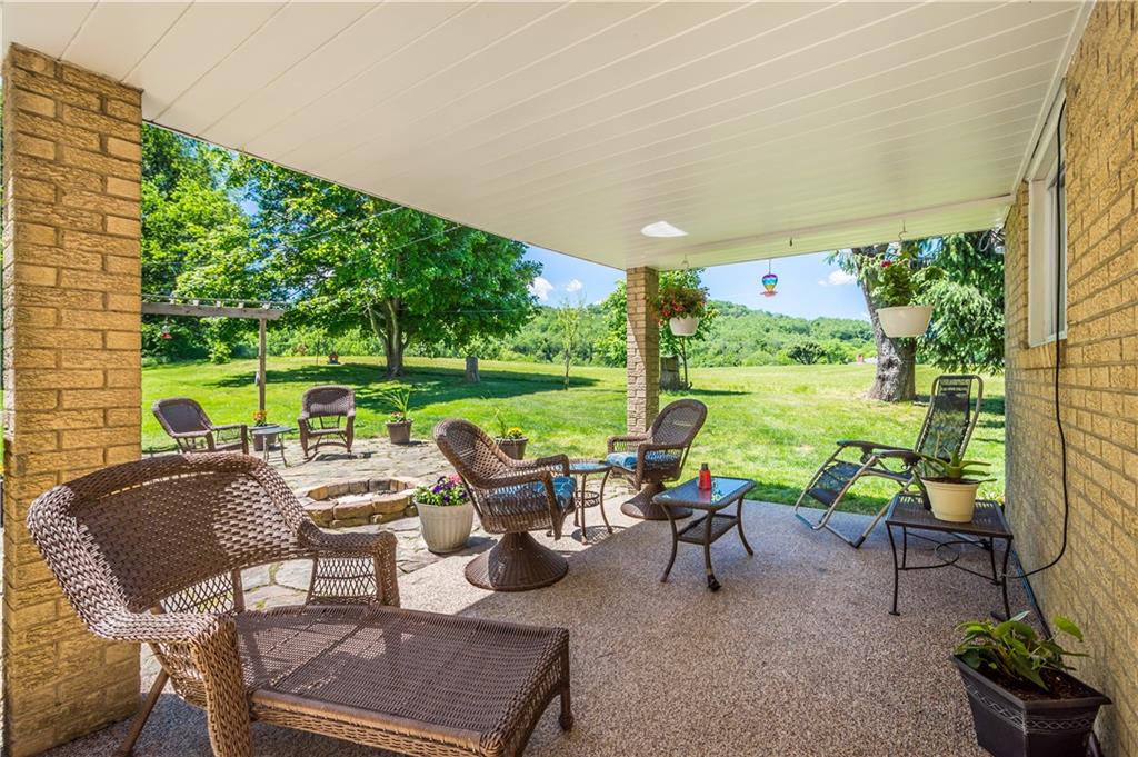 10 Swihart Road Canonsburg, PA 15317 - Photo 11 of 25 Covered Side Porch off of the Kitchen , great for entertaining, grilling...enjoying the summer days