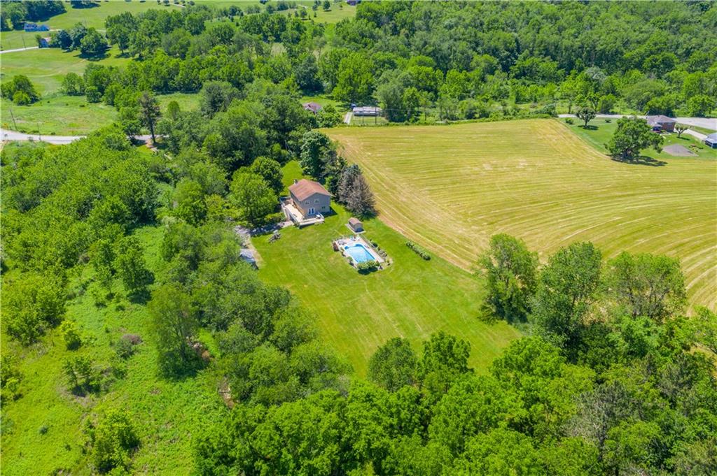 Aerial view of the property! Beautiful!