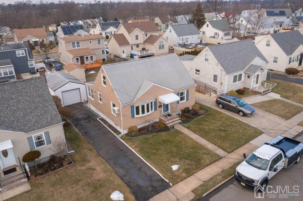 155 East Hill Road Colonia, NJ 07067 - Photo 34 of 37 an aerial view of a house with a big yard