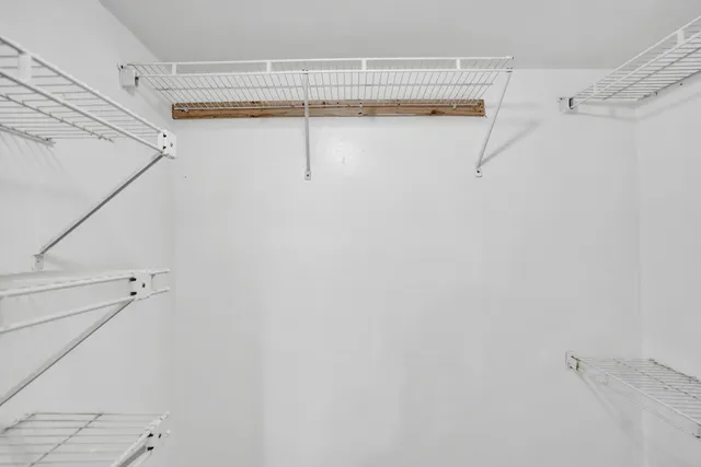 a view of a balcony with a door